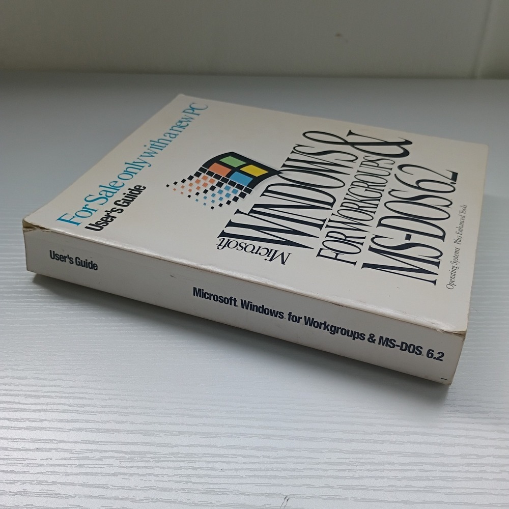 Microsoft Windows For Workgroups & MS-DOS 6.2 Users Guide Manual Vtg - Picture 2 of 10